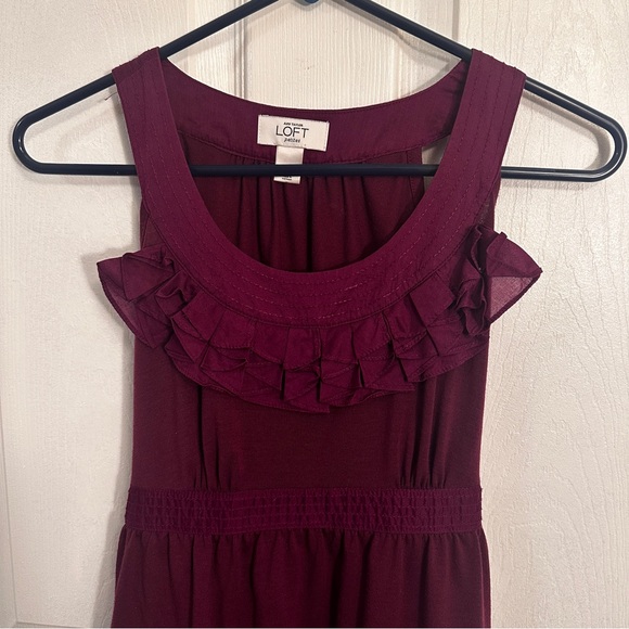LOFT Magenta Dress - Picture 2 of 6
